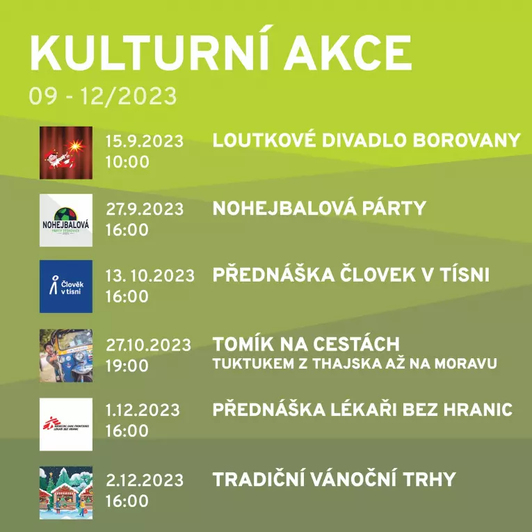 Plán kulturních akcí
