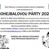 Nohejbalová párty 2022