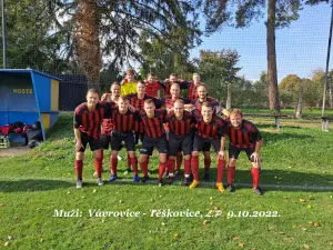 Vávrovice - Těškovice  4:0 (1:0)