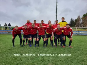 Stěbořice - Těškovice  4:0 (0:0)